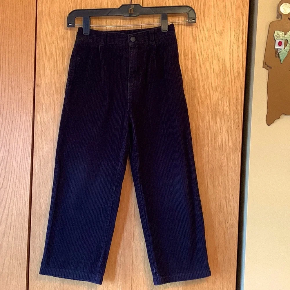 Vtg Gymboree Size 6 heavy warm wide wale corduroy pants cords elastic waist EUC